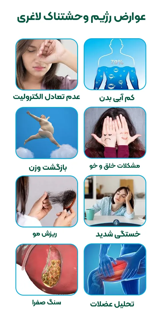 عوارض رژیم وحشتناک برای لاغری سریع